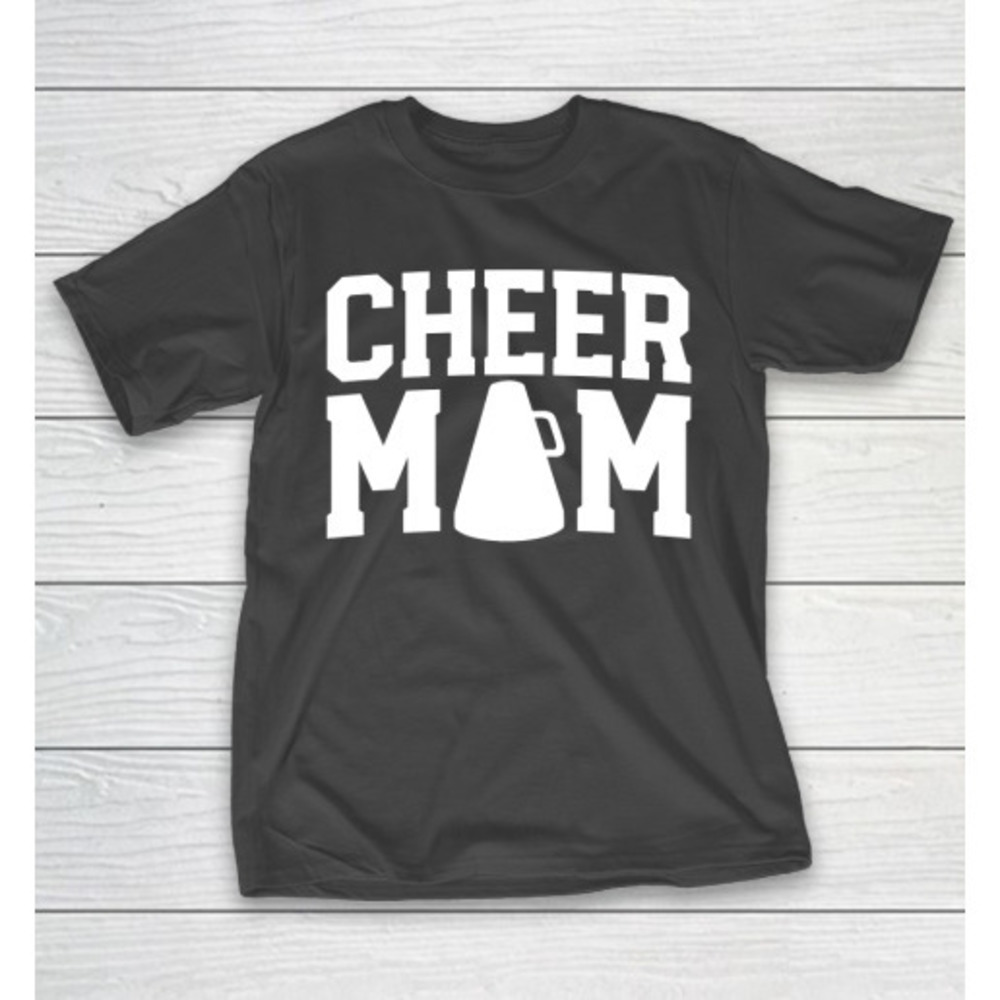 Cheer Mom Gift Support Cheerleader Graphic Unisex T-Shirt